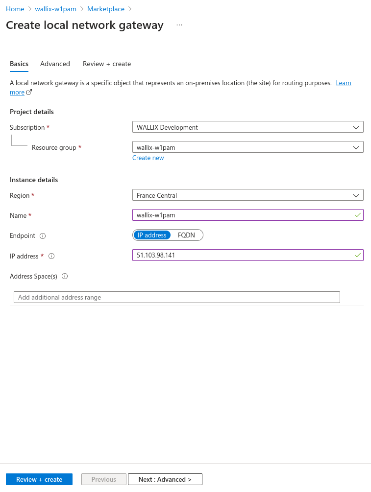 Azure local network gateway basics