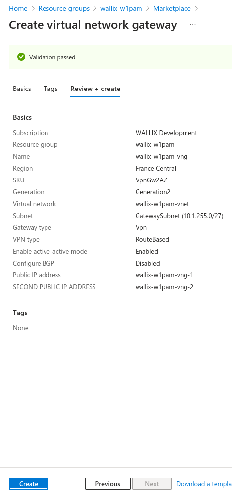 Azure vitual network gateway review